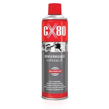 CX80 PREPARAT WIELOFUNKCYJNY 500ML SPRAY SMAR KONSERWUJĄCO-NAPRAWCZY CX-80