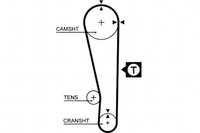 фото thumb №1, Gates ремінь розподільного валу hyundai accent accent i lantr