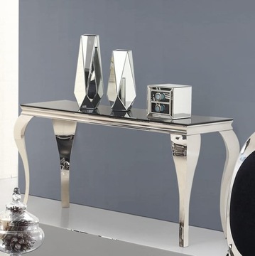 Glamour Стеклянная консоль Ludwik Silver Туалетный столик