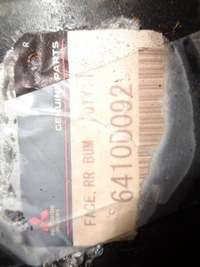 фото thumb №14, Mitsubishi asx lift 13- бампер задняя задний pdc новый