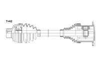 Привідний вал привідна audi a7 10-17 le передня Оригінал, фото thumb