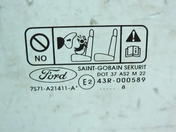 фото thumb №4, Стекло дверь левый перед ford mondeo mk4