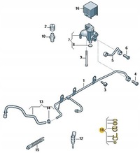 фото thumb №2, Набір ремонтний інжектора 2.0 tsi оригінал
