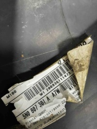 фото thumb №9, Бампер задний vw tiguan 5n_ 5n0807301a 2.0l дизель 103kw 2009