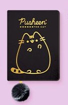 Pamiętnik Pluszowy z Pomponem Pusheen The Cat A5 Mięciutki Notes Czarny