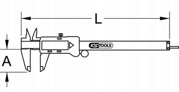 ЦИФРОВОЙ ЭЛЕКТРОННЫЙ ШТАНВЕРМОНТОР 0 – 150 мм КОРПУС KSTOOLS