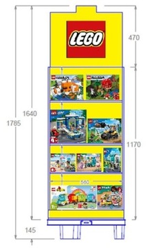 Стандартный комплект дисплея LEGO Generic MIX Display