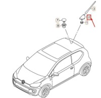 фото thumb №10, Базовое антенный volkswagen up 5l0035501