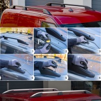 Рейлинги кровельные к vw transporter t5 2003-2015 short | короткий aluminiowe Киев, фото thumb