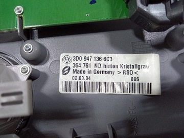 фото thumb №5, Vw phaeton лампа стеля зад 3d0947136