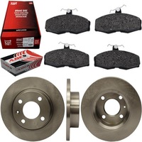 фото thumb №1, Тормозные диски + тормозные колодки перед передние skoda felicia felicja 1994-2002