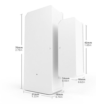 Датчик открытия дверей и окон Sonoff DW2 RF 433 МГц