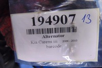 фото thumb №5, Kia carens iii генератор 2.0 16v 37300-25301