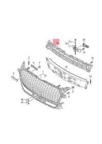 фото thumb №9, Audi tt 8s передняя часть решётка support кронштейн 8s0853037d oem