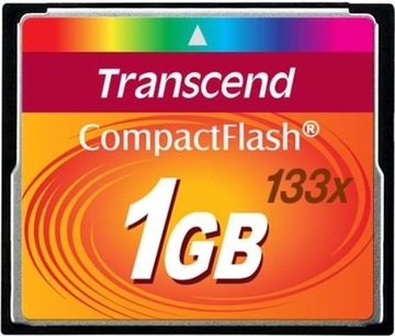 Карта памяти Transcend 133x Compact Flash 1 ГБ (TS1GCF133)