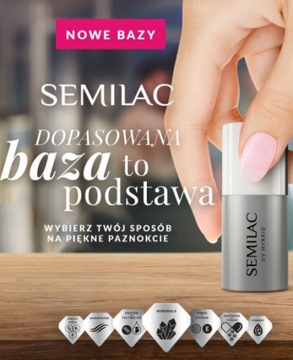 SEMILAC MINERAL STRONG BASE HYBRID BASE 7 МЛ