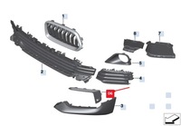 фото thumb №9, Bmw x2 f39 бампер передний правый рама 51117429010 7429010