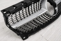 фото thumb №10, Mercedes cla c117 2016-2018 решётка радиатора diamond серебристый