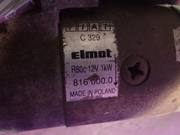 фото thumb №5, Fiat seicento 98-04 0,9 стартер 9 зубів 8160000