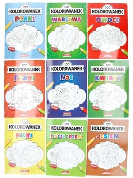 Kolorowanka ''100 KOLOROWANEK'' Martel A5 8 stron - 1 sztuka