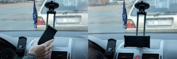 АЛЮМИНИЕВЫЙ ПРОЧНЫЙ АВТОДЕРЖАТЕЛЬ ДЛЯ ПЛАНШЕТА И АВТОТЕЛЕФОНА С ПРИСОСКОЙ