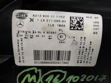 фото thumb №13, Mercedes e клас 212 w212 лампа передня права ils led рестайлінг