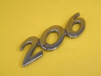 фото thumb №1, Значок емблема надпис кришки задня peugeot 206 nr547