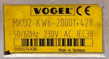 Смазочный насос VOGEL MKU2-KW6-20001+428