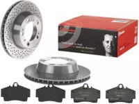 фото thumb №1, Brembo тормозные диски+ тормозные колодки p porsche 911 996 318mm
