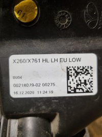 фото thumb №3, Фара лампа jaguar f-pace f pace x761 xf260 low led