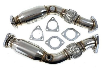 DOWNPIPE NISSAN 350Z Decat + разъем TURBOWORKS