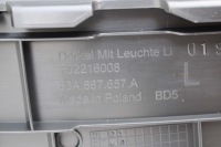 фото thumb №8, Audi q3 f3 обшивка крышки багажника 83a867606 83a867979a 4pk чёрный обивка