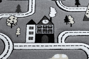 Ковер PETIT TOWN CITY STREETS серый 200x290 см