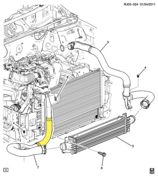 фото thumb №13, Шланг интеркулер chevrolet aveo 1.3 d 95920451
