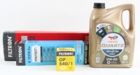 Купити Фільтри + олія total quartz ineo xtra 0w20 5l citroen c5 aircross 1.2 p tech, фото thumb