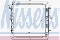 Nissens 64316 радиатор, система охлаждение двигателя в Украине, фото thumb