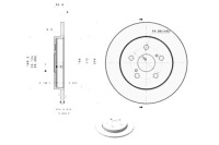 фото thumb №1, Brembo 08.a534.31 диск тормозная