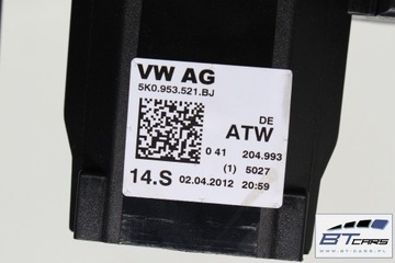 фото thumb №8, Vw golf eos jetta подрулевые рычаги 5k0953502l 5k0953521bj 5k0 953 502 l / 5k0 953 52
