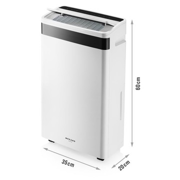 Air Dehumidifier 20L/24H Поглотитель влаги xl + Wi -Fi Timer Cleaner