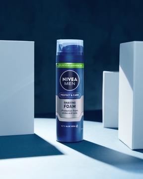 NIVEA MEN PROTECT&CARE Смягчающая пена для бритья для мужчин 200мл