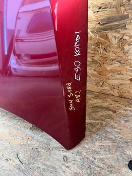 фото thumb №5, Капот крышка двигателя bmw e90 рестайлинг универсал e91 код краски: a82