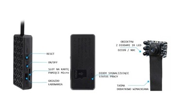 МАЛЕНЬКАЯ МИНИ-КАМЕРА WiFi ДЛЯ СМАРТФОНА С НОЧНЫМ РЕЖИМОМ