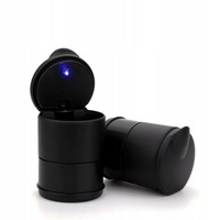 фото thumb №10, Попільничка автомобільна чорна led корзина w місце чашки