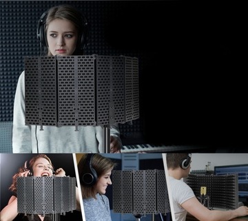 АКУСТИЧЕСКАЯ КАБИНА MOZOS ДЛЯ ЭКРАНА МИКРОФОНА КРЫШКА МИКРОФОНА POP FILTER PRO