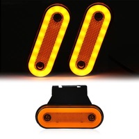 фото thumb №6, Набор 10x лампа габаритная оранжевая led диодная габаритные огни 12v 24v 3ccc