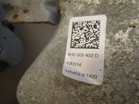 фото thumb №8, Audi a8 d4 lift поворотный кулак задняя задняя задняя правая 4h0505432d