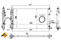 Купити Радіатор opel insignia 2,0 cdti 08- nrf, фото thumb