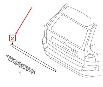 фото thumb №9, Обод задней бампера volvo xc90 mk1 оригинальный 30695582