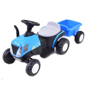АККУМУЛЯТОРНЫЙ ТРАКТОР NEW HOLLAND 12 В, 2 ДВИГАТЕЛЯ, 2
