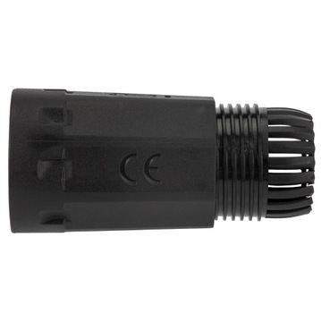 Муфта с сальниками 3х2,5мм2 IP68 PA66 250В прямая черная NEKU